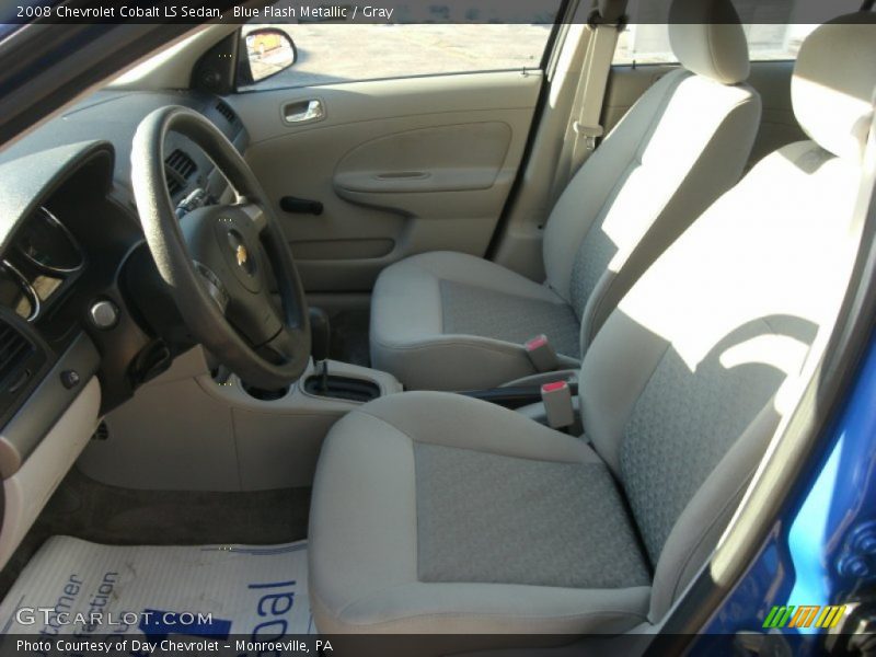 Blue Flash Metallic / Gray 2008 Chevrolet Cobalt LS Sedan