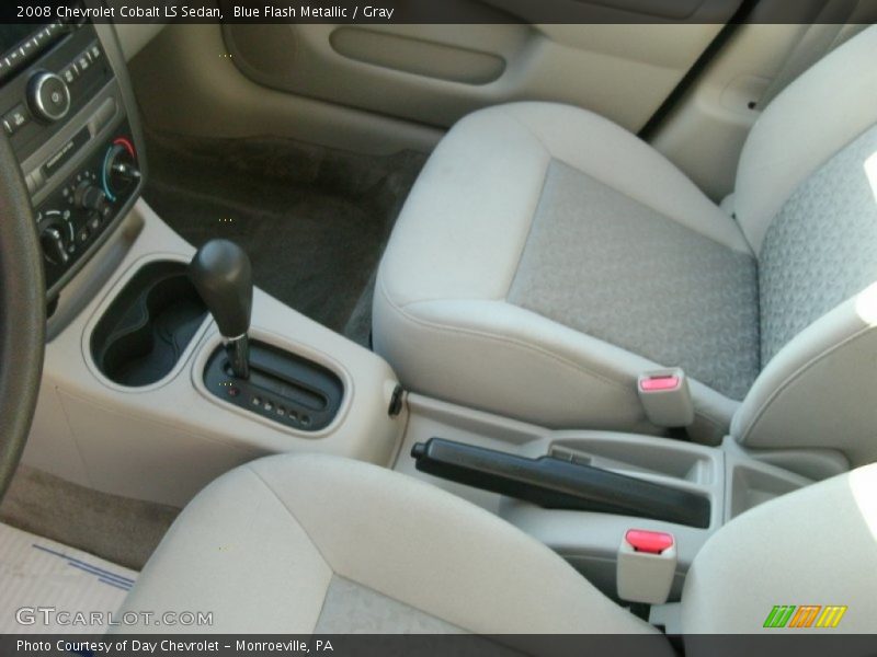 Blue Flash Metallic / Gray 2008 Chevrolet Cobalt LS Sedan