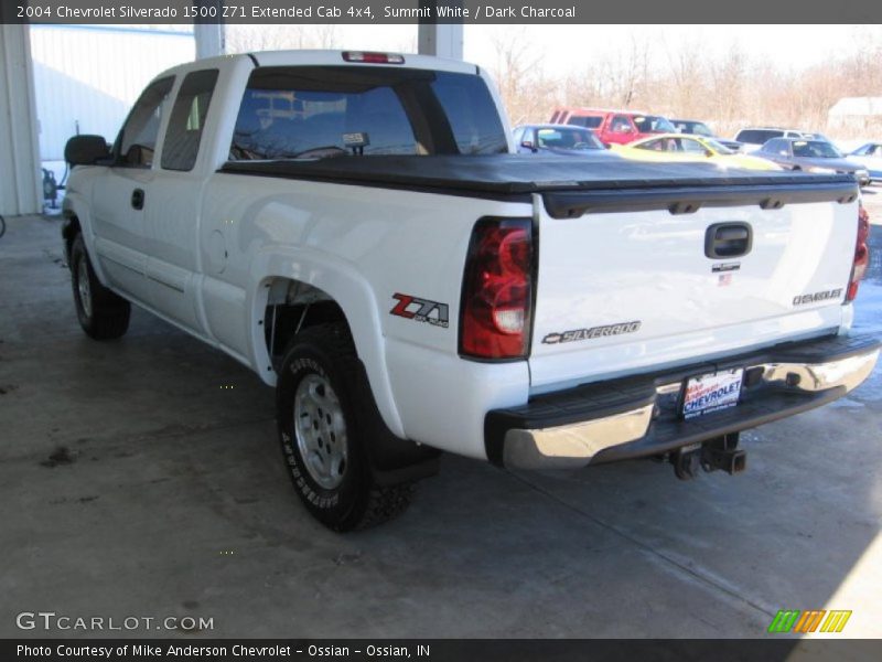 Summit White / Dark Charcoal 2004 Chevrolet Silverado 1500 Z71 Extended Cab 4x4