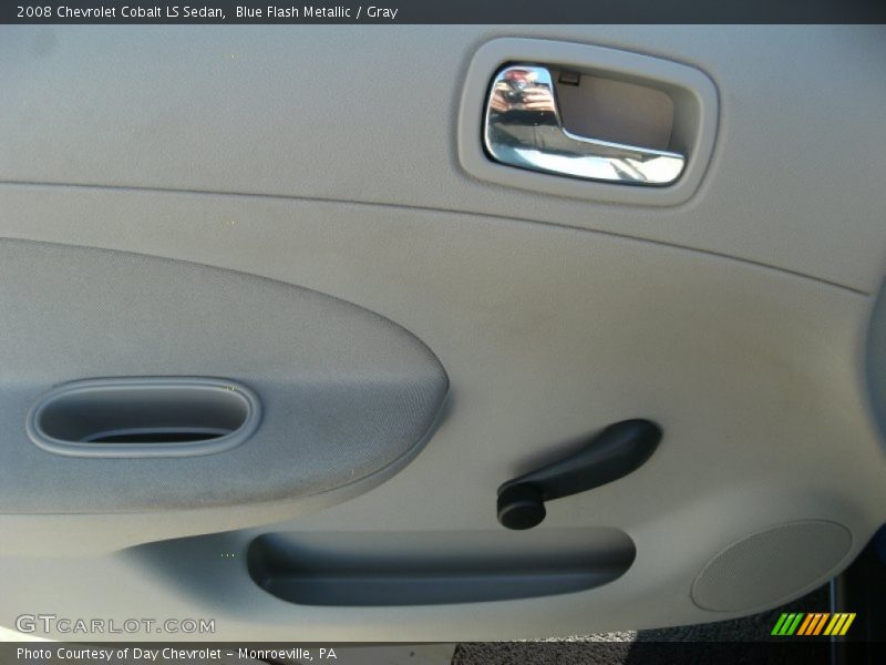 Blue Flash Metallic / Gray 2008 Chevrolet Cobalt LS Sedan