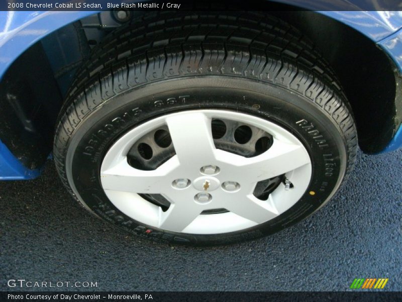 Blue Flash Metallic / Gray 2008 Chevrolet Cobalt LS Sedan