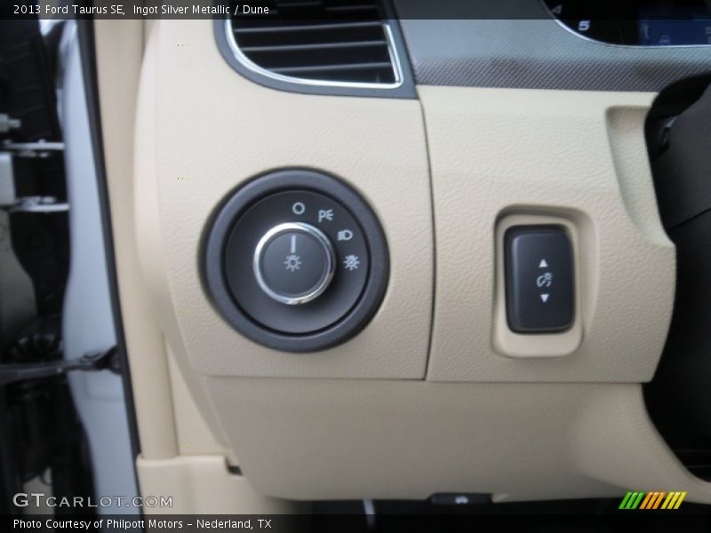 Controls of 2013 Taurus SE