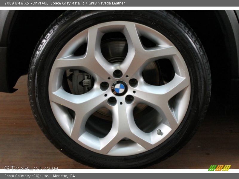 Space Grey Metallic / Grey Nevada Leather 2009 BMW X5 xDrive48i