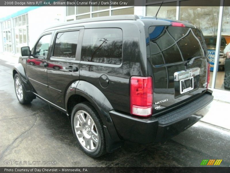 Brilliant Black Crystal Pearl / Dark Slate Gray 2008 Dodge Nitro R/T 4x4