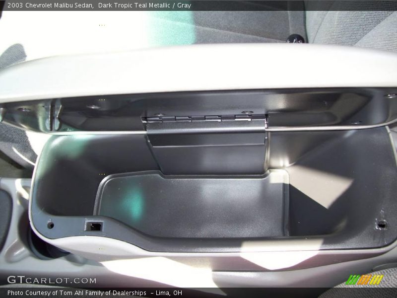 Dark Tropic Teal Metallic / Gray 2003 Chevrolet Malibu Sedan