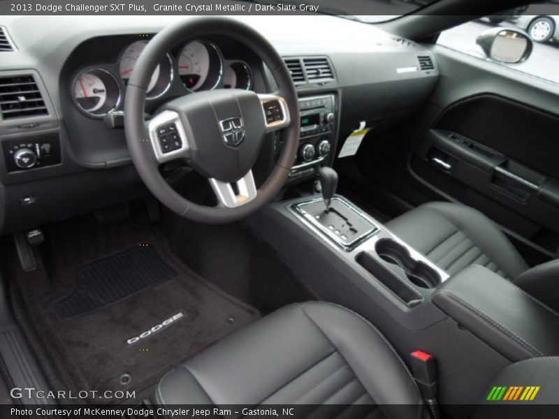 Dark Slate Gray Interior - 2013 Challenger SXT Plus 