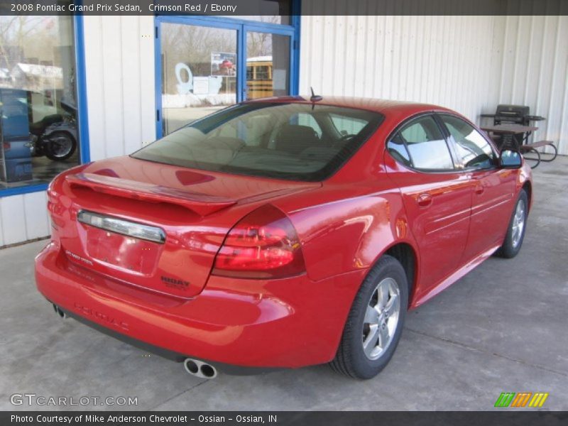 Crimson Red / Ebony 2008 Pontiac Grand Prix Sedan