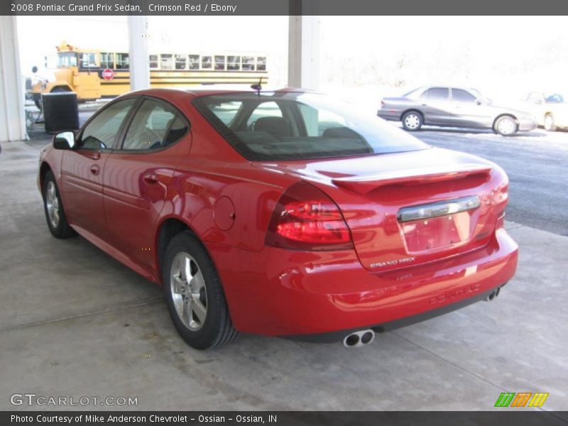 Crimson Red / Ebony 2008 Pontiac Grand Prix Sedan
