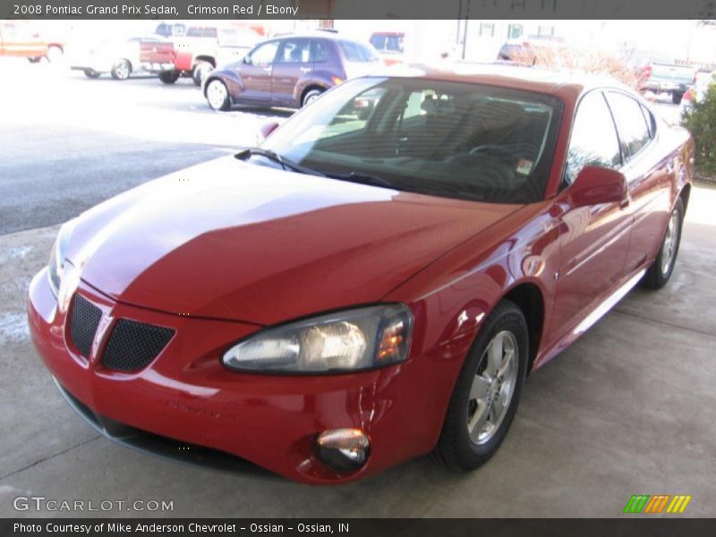 Crimson Red / Ebony 2008 Pontiac Grand Prix Sedan