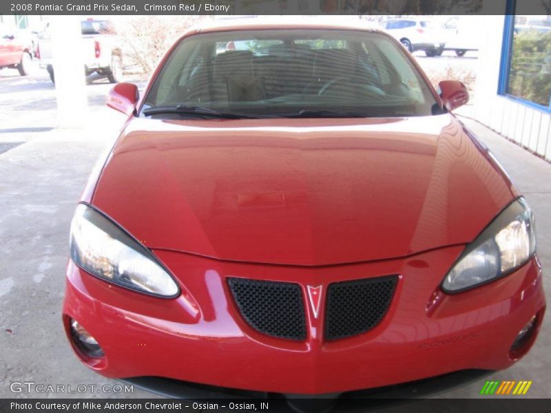 Crimson Red / Ebony 2008 Pontiac Grand Prix Sedan