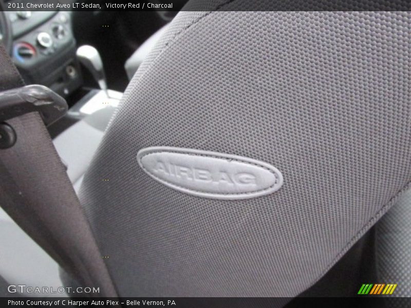 Victory Red / Charcoal 2011 Chevrolet Aveo LT Sedan