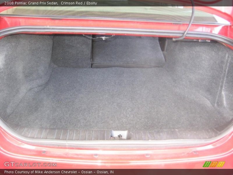 Crimson Red / Ebony 2008 Pontiac Grand Prix Sedan
