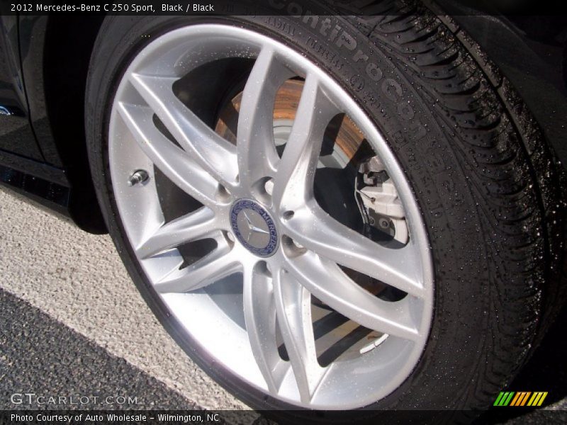 Black / Black 2012 Mercedes-Benz C 250 Sport