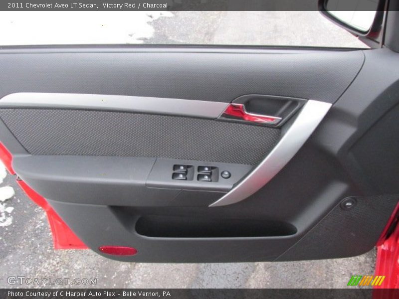 Victory Red / Charcoal 2011 Chevrolet Aveo LT Sedan