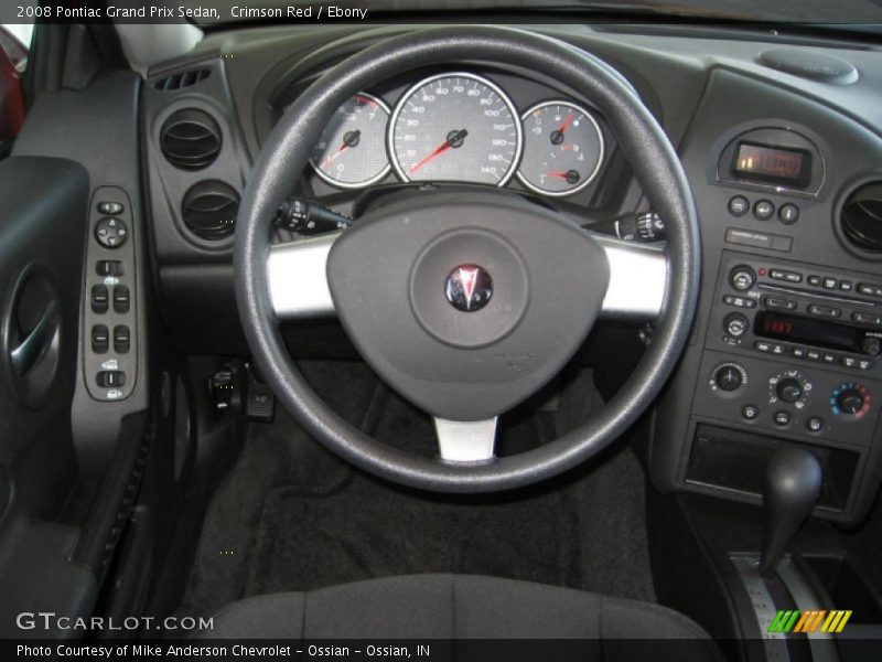 Crimson Red / Ebony 2008 Pontiac Grand Prix Sedan