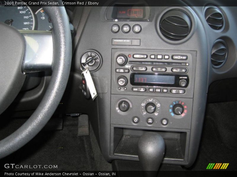 Crimson Red / Ebony 2008 Pontiac Grand Prix Sedan