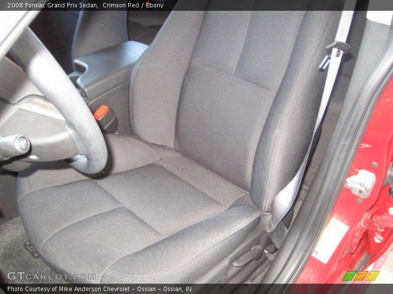 Crimson Red / Ebony 2008 Pontiac Grand Prix Sedan