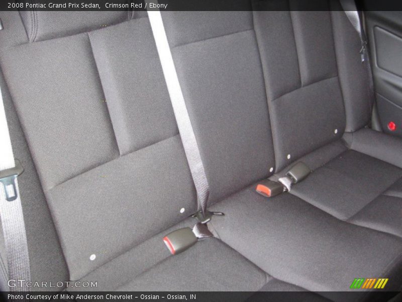 Crimson Red / Ebony 2008 Pontiac Grand Prix Sedan