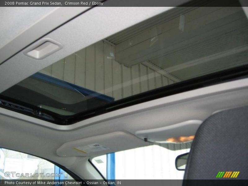 Crimson Red / Ebony 2008 Pontiac Grand Prix Sedan