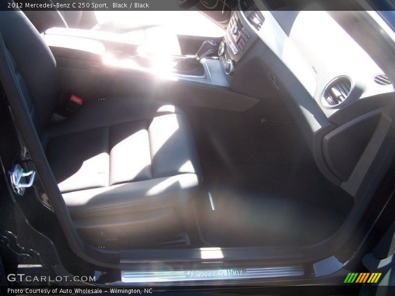 Black / Black 2012 Mercedes-Benz C 250 Sport