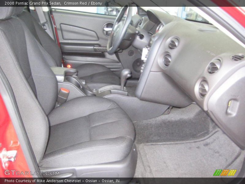 Crimson Red / Ebony 2008 Pontiac Grand Prix Sedan