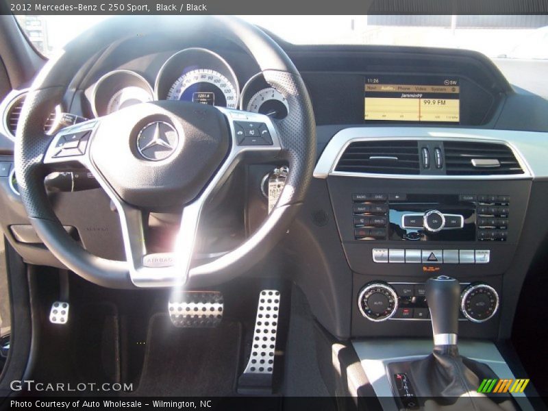 Black / Black 2012 Mercedes-Benz C 250 Sport