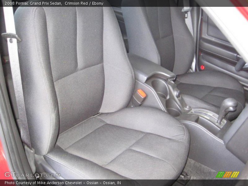 Crimson Red / Ebony 2008 Pontiac Grand Prix Sedan