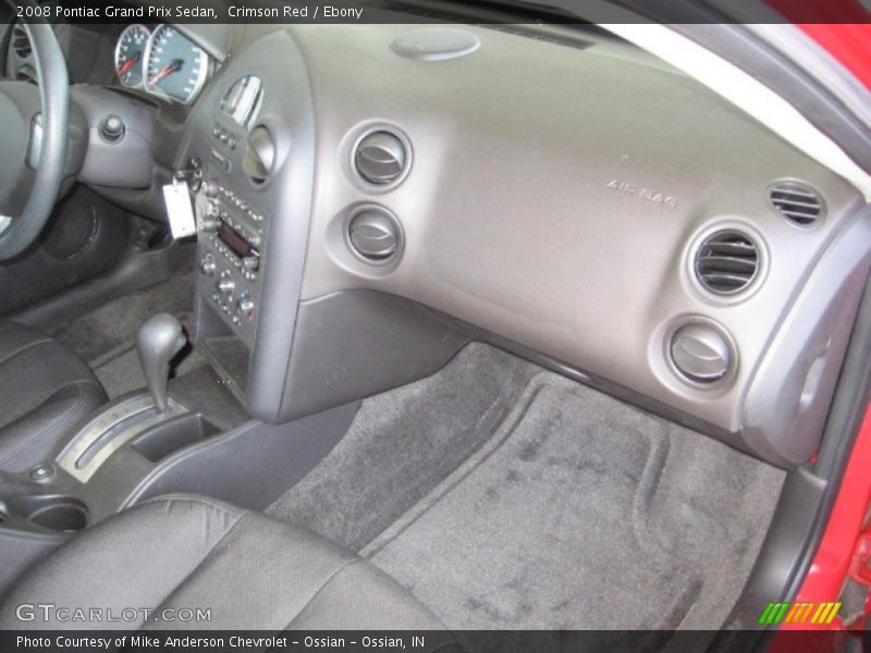 Crimson Red / Ebony 2008 Pontiac Grand Prix Sedan