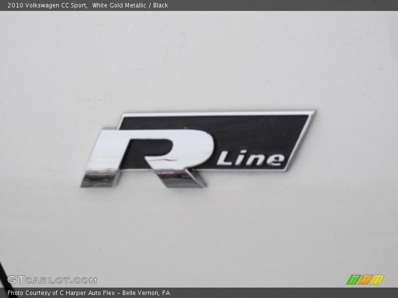 White Gold Metallic / Black 2010 Volkswagen CC Sport
