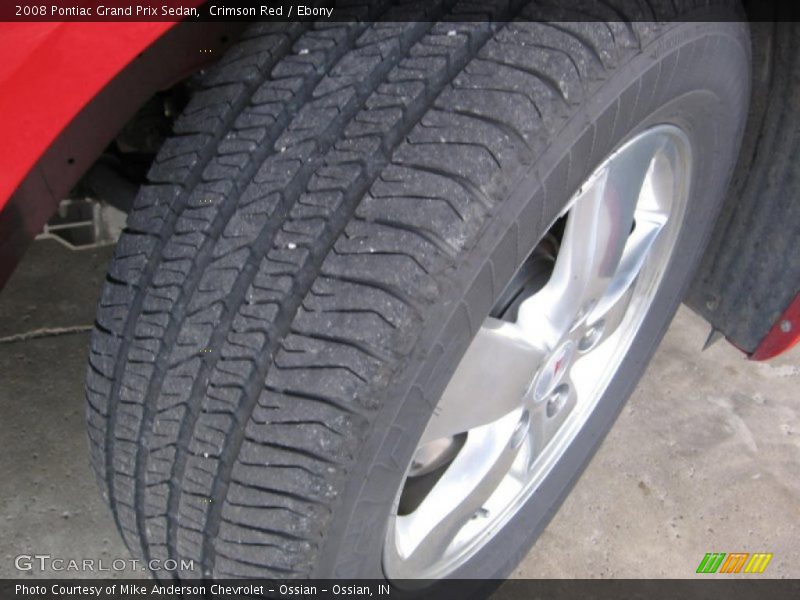Crimson Red / Ebony 2008 Pontiac Grand Prix Sedan
