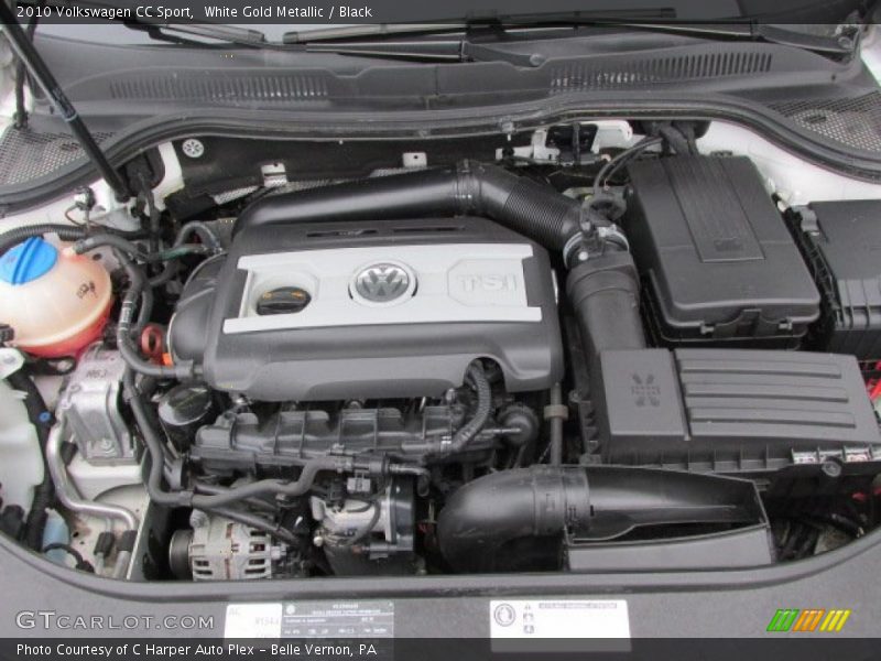 White Gold Metallic / Black 2010 Volkswagen CC Sport