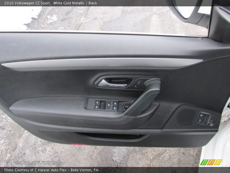 White Gold Metallic / Black 2010 Volkswagen CC Sport
