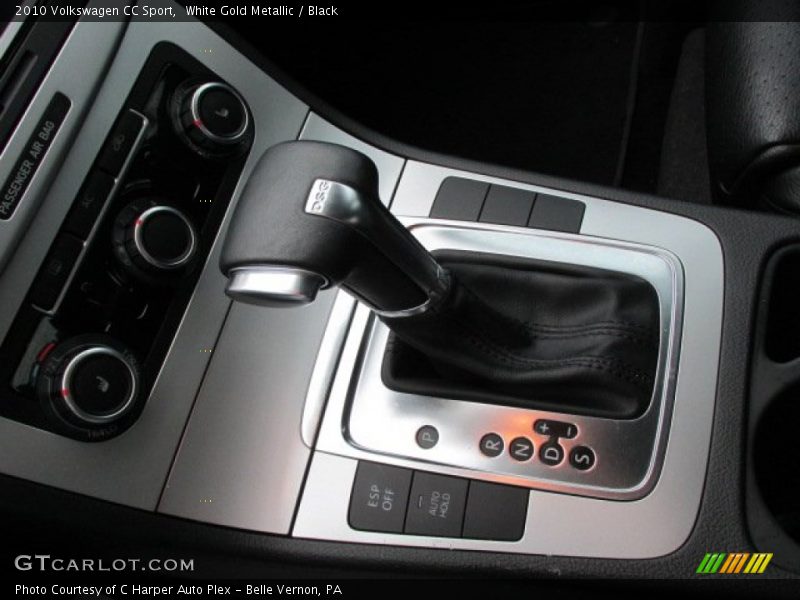 White Gold Metallic / Black 2010 Volkswagen CC Sport