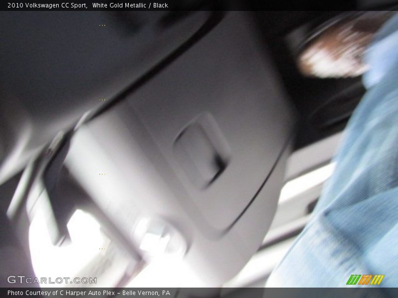 White Gold Metallic / Black 2010 Volkswagen CC Sport