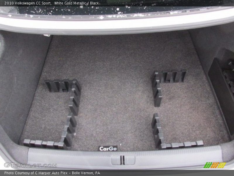 White Gold Metallic / Black 2010 Volkswagen CC Sport