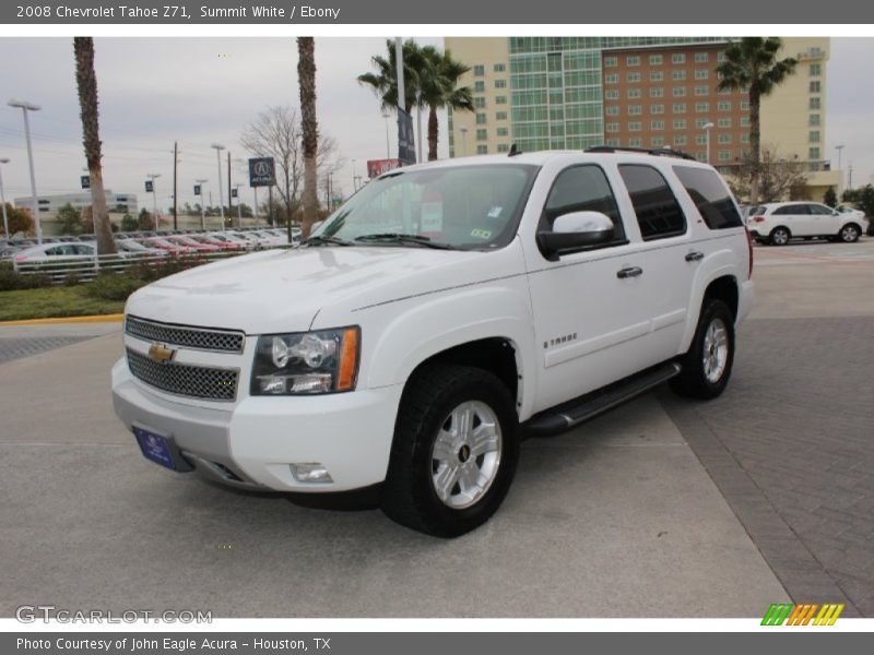 Summit White / Ebony 2008 Chevrolet Tahoe Z71