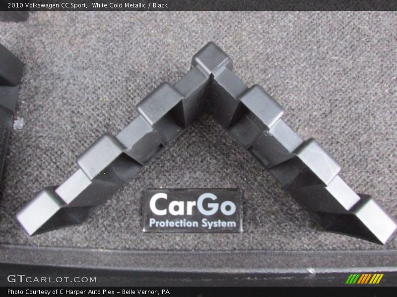 White Gold Metallic / Black 2010 Volkswagen CC Sport