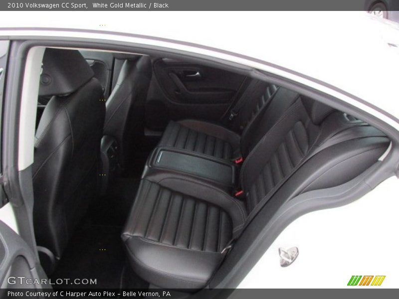 White Gold Metallic / Black 2010 Volkswagen CC Sport