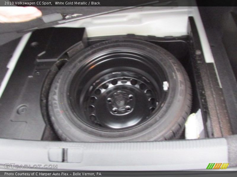 White Gold Metallic / Black 2010 Volkswagen CC Sport