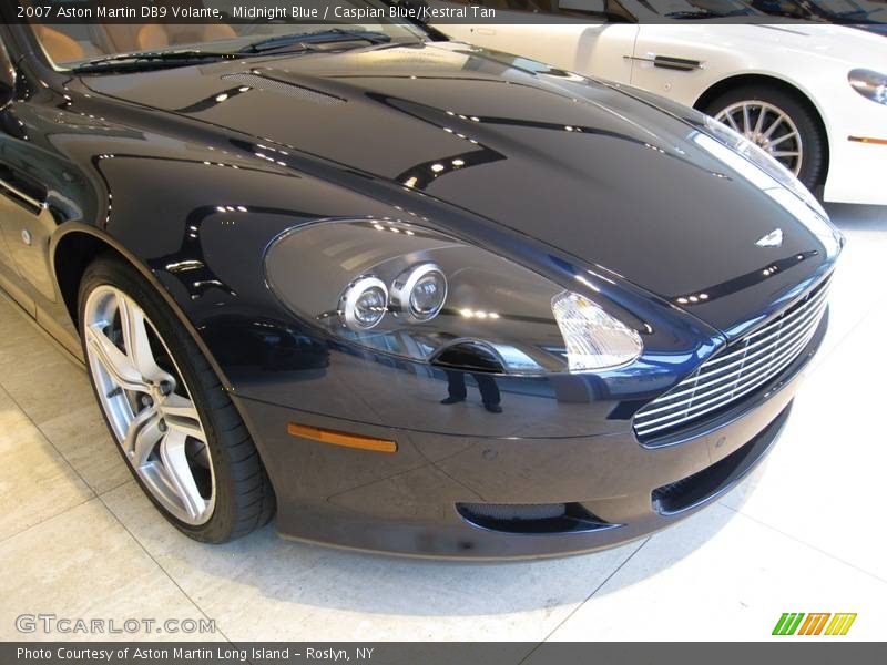 Midnight Blue / Caspian Blue/Kestral Tan 2007 Aston Martin DB9 Volante