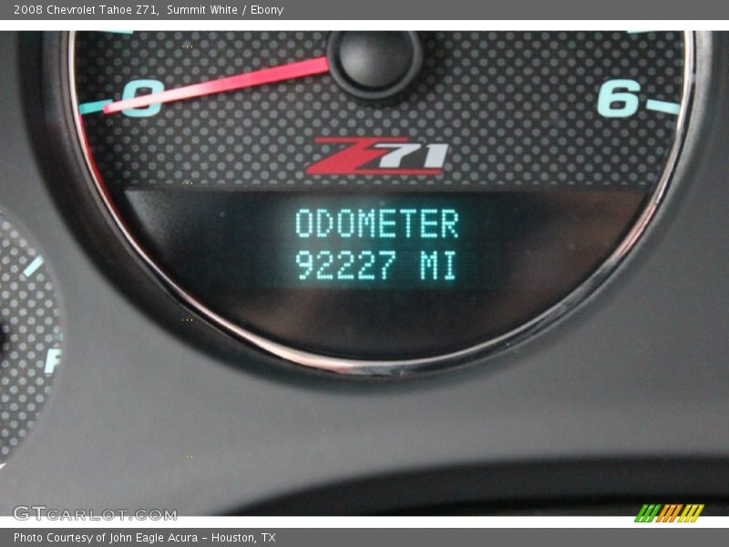 Summit White / Ebony 2008 Chevrolet Tahoe Z71