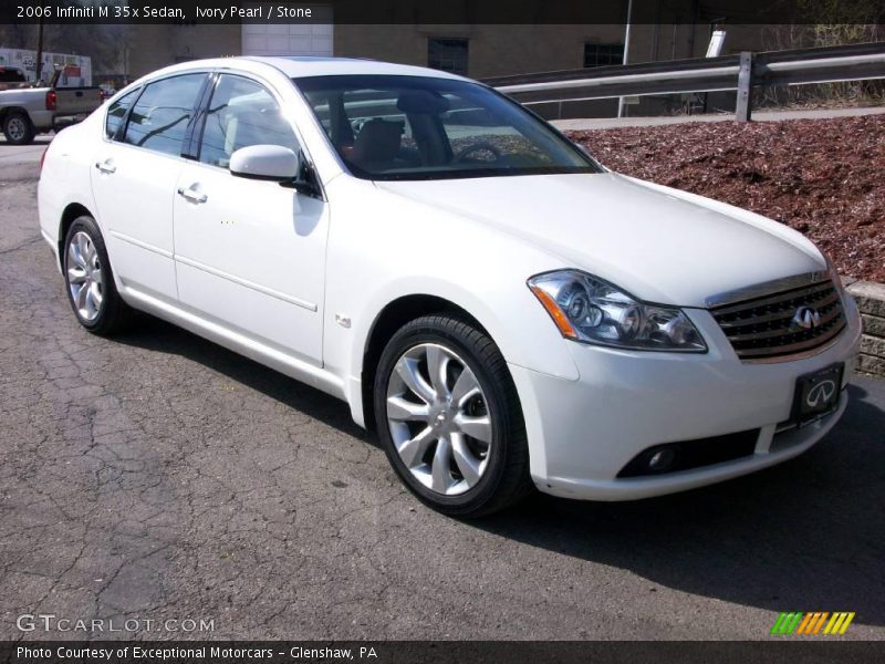 Ivory Pearl / Stone 2006 Infiniti M 35x Sedan