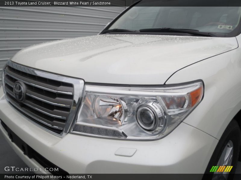 Blizzard White Pearl / Sandstone 2013 Toyota Land Cruiser