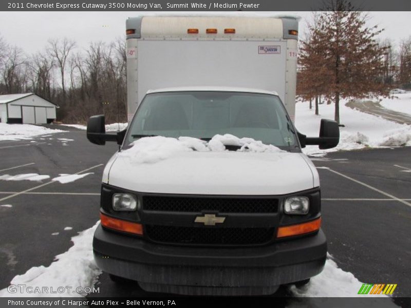 Summit White / Medium Pewter 2011 Chevrolet Express Cutaway 3500 Moving Van