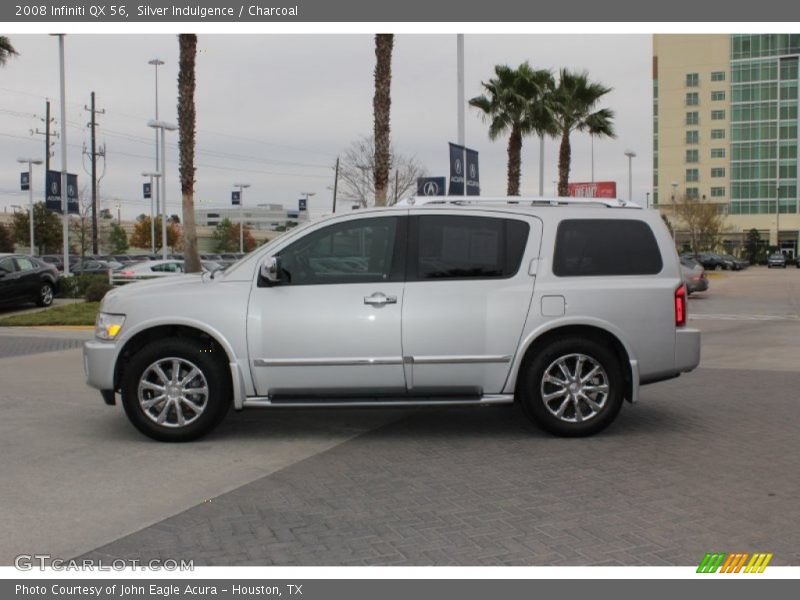 Silver Indulgence / Charcoal 2008 Infiniti QX 56