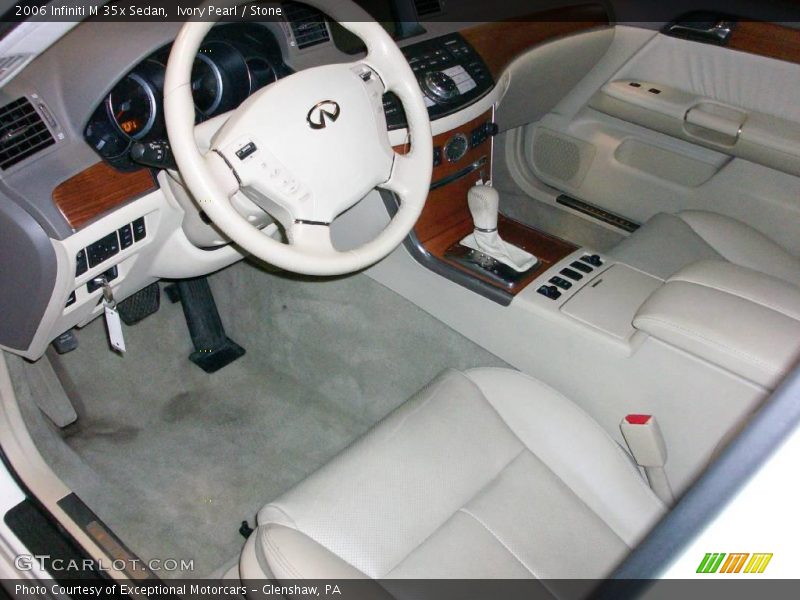 Ivory Pearl / Stone 2006 Infiniti M 35x Sedan