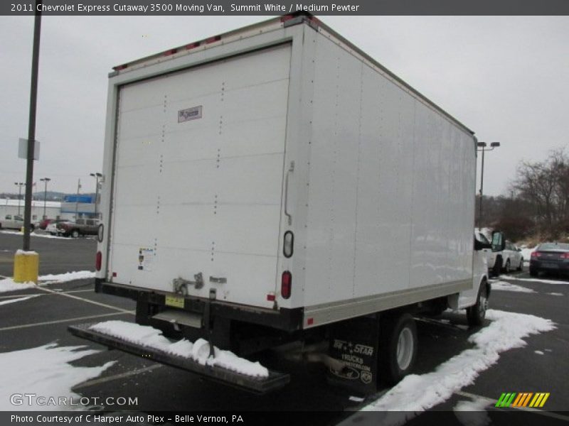 Summit White / Medium Pewter 2011 Chevrolet Express Cutaway 3500 Moving Van