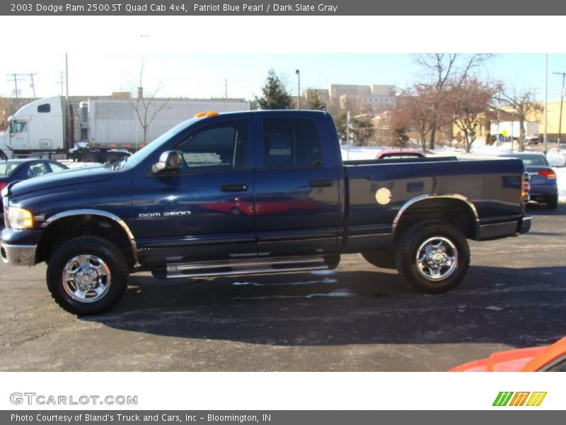 Patriot Blue Pearl / Dark Slate Gray 2003 Dodge Ram 2500 ST Quad Cab 4x4