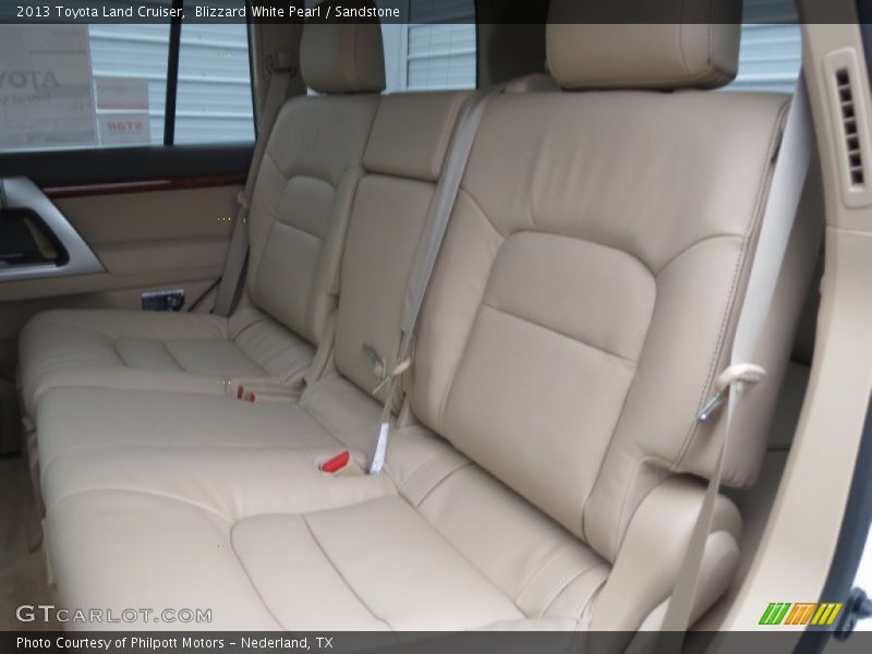 Blizzard White Pearl / Sandstone 2013 Toyota Land Cruiser
