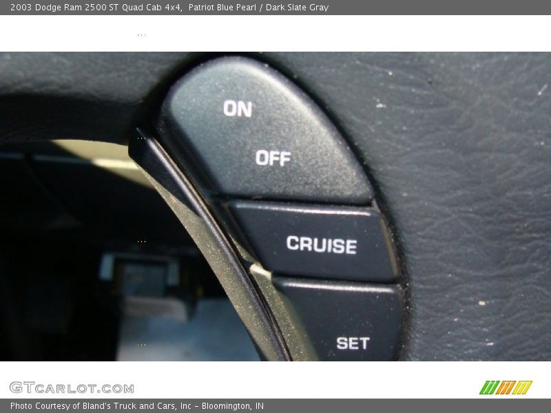 Patriot Blue Pearl / Dark Slate Gray 2003 Dodge Ram 2500 ST Quad Cab 4x4